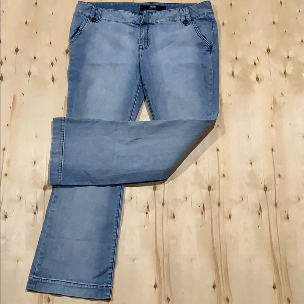 Mossimo Women's Trouser Lt. Blue Boot Cut Jeans 16